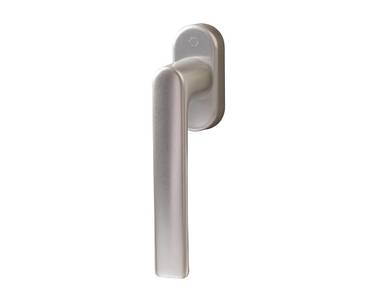 Ручка оконная алюминиевая HOPPE Hamburg SecuForte, штифт vario fit 32-42 мм, 45°, 2 винта М5х45, 2 винта М5х50, серебро