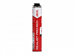 Пена монтажная профессиональная REALIST PRO Red 80л летняя