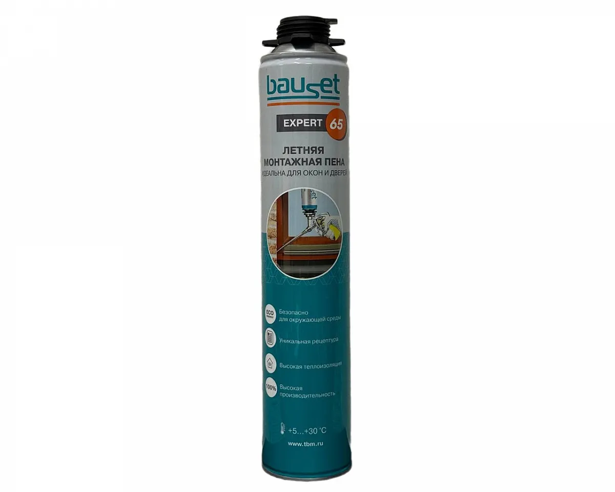 Пена монтажная профессиональная Bauset EXPERT 65 летняя (+5C)