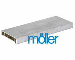 Подоконник пластиковый Moeller LD S 30 /250/ СВЕТЛЫЙ БЕТОН /6,0м/